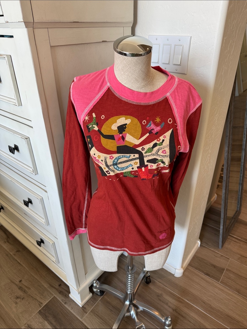 Double D Ranch M Rocket Man long sleeve tshirt